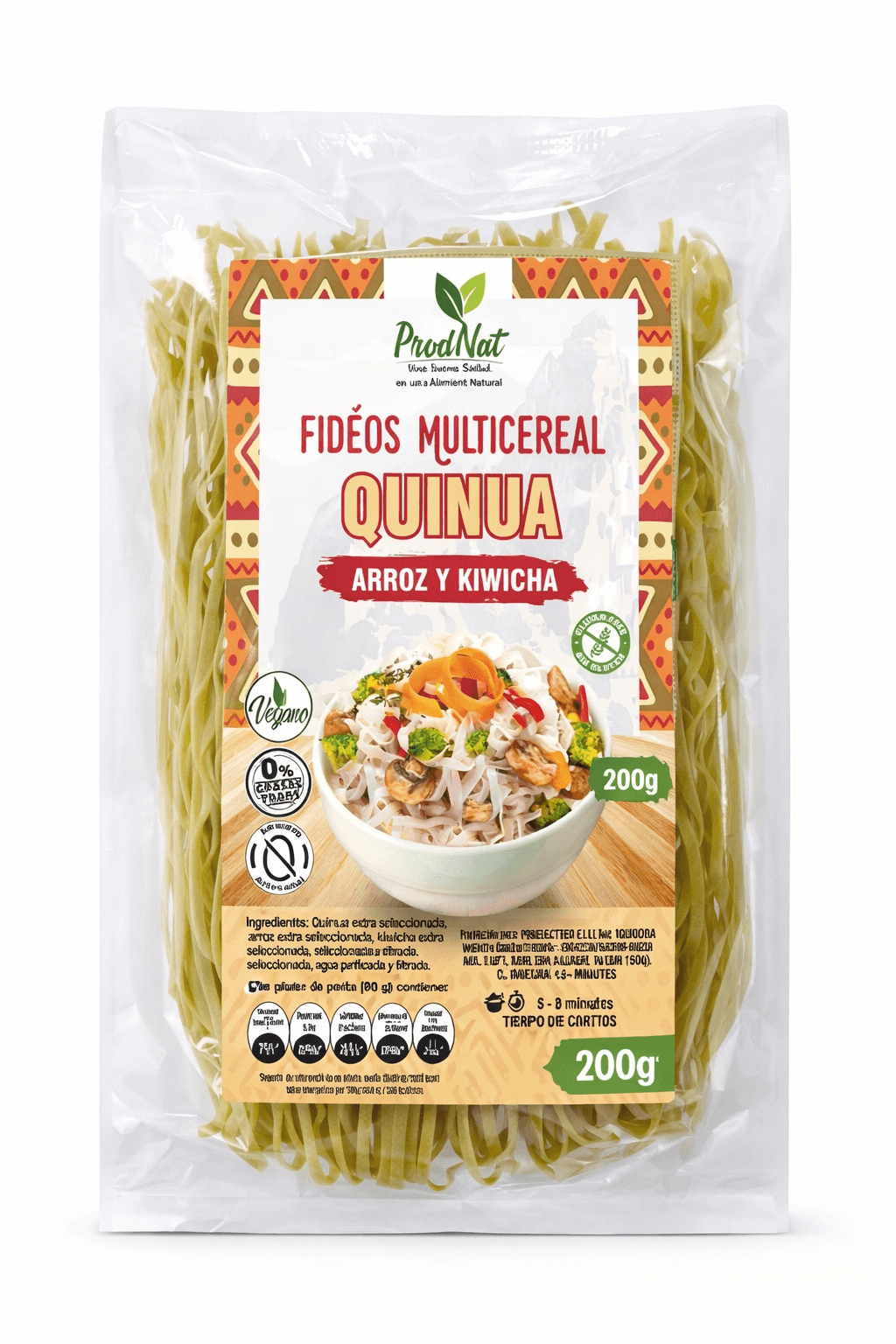 Fideos de quinoa y arroz